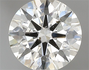 Picture of Natural Diamond 0.51 Carats, Round with Excellent Cut, I Color, SI1 Clarity and Certified by GIA