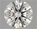 Natural Diamond 5.08 Carats, Round with Good Cut, J Color, SI1 Clarity and Certified by GIA