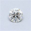 Natural Diamond 0.47 Carats, Round with Very Good Cut, J Color, VVS2 Clarity and Certified by GIA