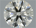 Natural Diamond 0.42 Carats, Round with Excellent Cut, J Color, VS1 Clarity and Certified by IGI