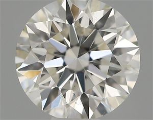 Picture of Natural Diamond 0.42 Carats, Round with Excellent Cut, H Color, SI1 Clarity and Certified by IGI