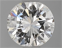 Natural Diamond 0.40 Carats, Round with Good Cut, F Color, VS1 Clarity and Certified by IGI