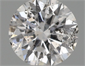 Natural Diamond 0.40 Carats, Round with Excellent Cut, D Color, SI2 Clarity and Certified by IGI