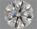 Natural Diamond 0.40 Carats, Round with Excellent Cut, H Color, SI1 Clarity and Certified by GIA