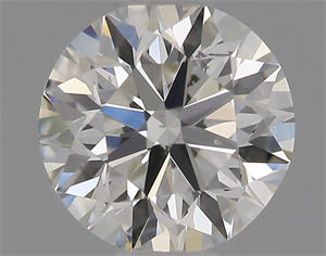 Picture of Natural Diamond 0.40 Carats, Round with Excellent Cut, H Color, SI1 Clarity and Certified by GIA