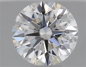 Picture of Natural Diamond 0.41 Carats, Round with Excellent Cut, H Color, VS2 Clarity and Certified by GIA