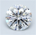 Natural Diamond 1.35 Carats, Round with Excellent Cut, D Color, VS1 Clarity and Certified by GIA