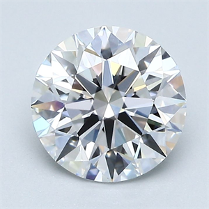 Picture of Natural Diamond 1.35 Carats, Round with Excellent Cut, D Color, VS1 Clarity and Certified by GIA