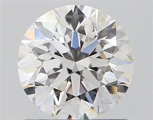 Picture of Natural Diamond 1.07 Carats, Round with Excellent Cut, D Color, IF Clarity and Certified by GIA