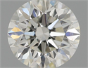 Natural Diamond 0.40 Carats, Round with Excellent Cut, H Color, VS2 Clarity and Certified by IGI