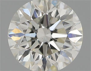 Picture of Natural Diamond 0.40 Carats, Round with Excellent Cut, H Color, VS2 Clarity and Certified by IGI