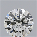 Natural Diamond 0.40 Carats, Round with Excellent Cut, G Color, VS2 Clarity and Certified by IGI