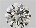 Natural Diamond 0.40 Carats, Round with Excellent Cut, J Color, VS1 Clarity and Certified by GIA