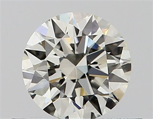 Picture of Natural Diamond 0.40 Carats, Round with Excellent Cut, J Color, VS1 Clarity and Certified by GIA