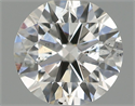 Natural Diamond 0.60 Carats, Round with Very Good Cut, F Color, SI1 Clarity and Certified by IGI