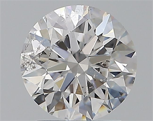 Picture of Natural Diamond 1.51 Carats, Round with Excellent Cut, D Color, SI2 Clarity and Certified by GIA