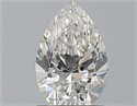 Natural Diamond 1.02 Carats, Pear with  Cut, F Color, VS2 Clarity and Certified by GIA