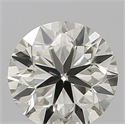 Natural Diamond 0.50 Carats, Round with Good Cut, J Color, VVS1 Clarity and Certified by IGI