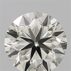 Picture of Natural Diamond 0.50 Carats, Round with Good Cut, J Color, VVS1 Clarity and Certified by IGI