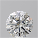 Natural Diamond 1.56 Carats, Round with Excellent Cut, H Color, VVS1 Clarity and Certified by GIA