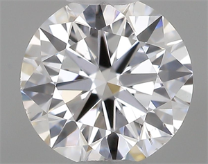 Picture of Natural Diamond 0.40 Carats, Round with Very Good Cut, D Color, SI2 Clarity and Certified by GIA