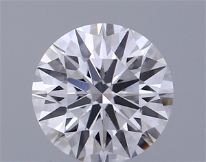 Picture of Natural Diamond 0.40 Carats, Round with Excellent Cut, E Color, VS1 Clarity and Certified by GIA