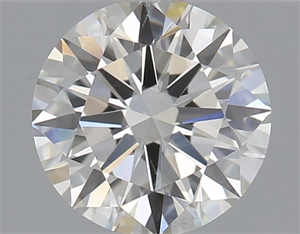 Picture of Natural Diamond 0.53 Carats, Round with Excellent Cut, J Color, SI1 Clarity and Certified by GIA