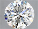 Natural Diamond 2.00 Carats, Round with Very Good Cut, I Color, VS2 Clarity and Certified by GIA