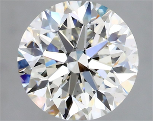 Picture of Natural Diamond 2.00 Carats, Round with Very Good Cut, I Color, VS2 Clarity and Certified by GIA