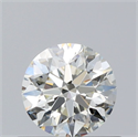 Natural Diamond 0.44 Carats, Round with Excellent Cut, K Color, VVS1 Clarity and Certified by GIA