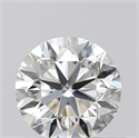 Natural Diamond 0.40 Carats, Round with Very Good Cut, I Color, VVS2 Clarity and Certified by GIA