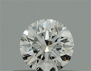 Picture of Natural Diamond 0.40 Carats, Round with Excellent Cut, F Color, VS1 Clarity and Certified by GIA