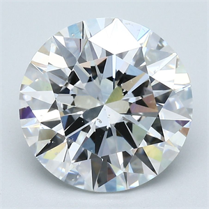 Picture of Natural Diamond 4.23 Carats, Round with Excellent Cut, E Color, SI1 Clarity and Certified by GIA