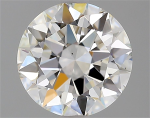 Picture of Natural Diamond 2.01 Carats, Round with Excellent Cut, I Color, VS1 Clarity and Certified by GIA