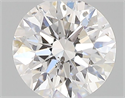 Natural Diamond 0.40 Carats, Round with Excellent Cut, D Color, SI2 Clarity and Certified by GIA