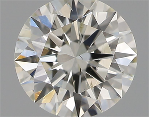 Picture of Natural Diamond 0.41 Carats, Round with Excellent Cut, H Color, SI1 Clarity and Certified by IGI