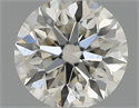 Natural Diamond 0.40 Carats, Round with Excellent Cut, I Color, VS2 Clarity and Certified by IGI