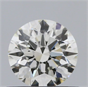 Natural Diamond 0.51 Carats, Round with Excellent Cut, J Color, VS1 Clarity and Certified by GIA