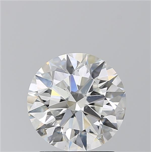 Picture of Natural Diamond 1.80 Carats, Round with Excellent Cut, F Color, SI1 Clarity and Certified by GIA