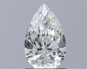 Picture of Natural Diamond 1.20 Carats, Pear with  Cut, H Color, SI1 Clarity and Certified by GIA