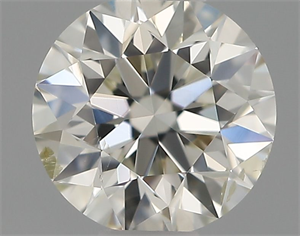 Picture of Natural Diamond 0.40 Carats, Round with Very Good Cut, I Color, SI1 Clarity and Certified by IGI