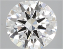 Natural Diamond 0.40 Carats, Round with Excellent Cut, G Color, VS2 Clarity and Certified by GIA