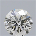 Natural Diamond 0.40 Carats, Round with Excellent Cut, H Color, SI1 Clarity and Certified by IGI