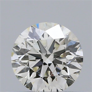 Picture of Natural Diamond 0.40 Carats, Round with Excellent Cut, H Color, SI1 Clarity and Certified by IGI