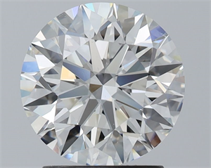 Picture of Natural Diamond 2.00 Carats, Round with Excellent Cut, G Color, VS2 Clarity and Certified by GIA