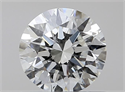 Natural Diamond 0.50 Carats, Round with Excellent Cut, J Color, SI2 Clarity and Certified by GIA