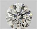 Natural Diamond 0.41 Carats, Round with Excellent Cut, J Color, SI1 Clarity and Certified by GIA