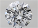 Natural Diamond 3.50 Carats, Round with Excellent Cut, F Color, VS1 Clarity and Certified by GIA