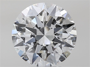 Picture of Natural Diamond 3.50 Carats, Round with Excellent Cut, F Color, VS1 Clarity and Certified by GIA