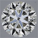 Natural Diamond 0.46 Carats, Round with Good Cut, G Color, SI1 Clarity and Certified by GIA